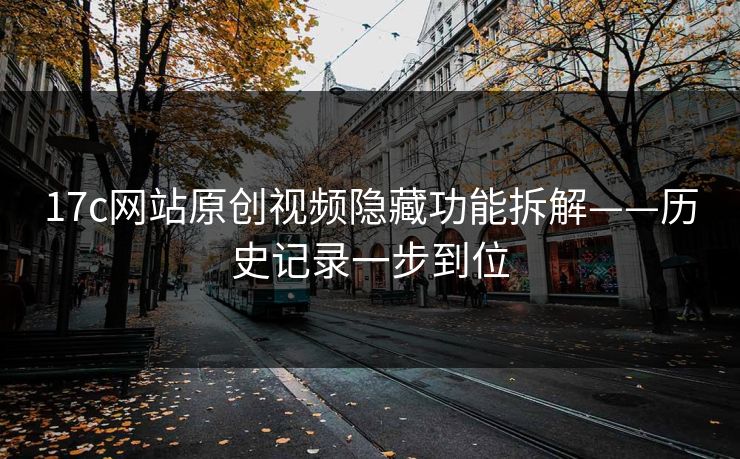 17c网站原创视频隐藏功能拆解——历史记录一步到位