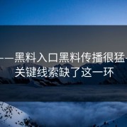 最近——黑料入口黑料传播很猛——但关键线索缺了这一环
