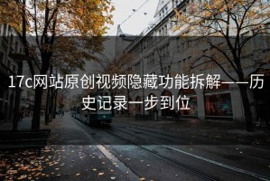 17c网站原创视频隐藏功能拆解——历史记录一步到位